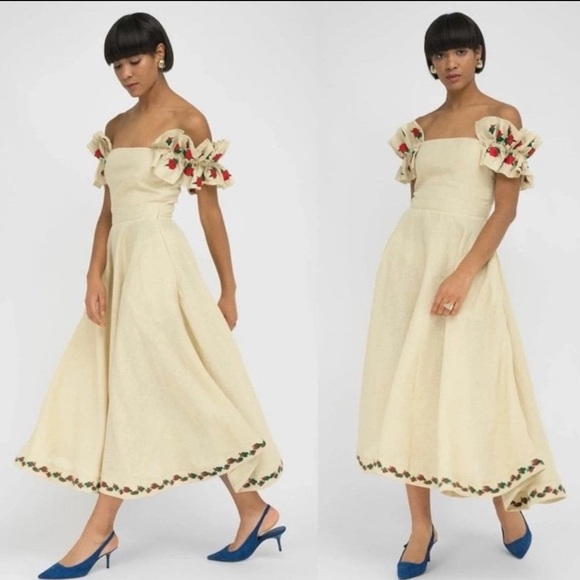 Tuckernuck Dresses & Skirts - Tuckernuck Fanm Mon Alayna Linen dress size medium EUC